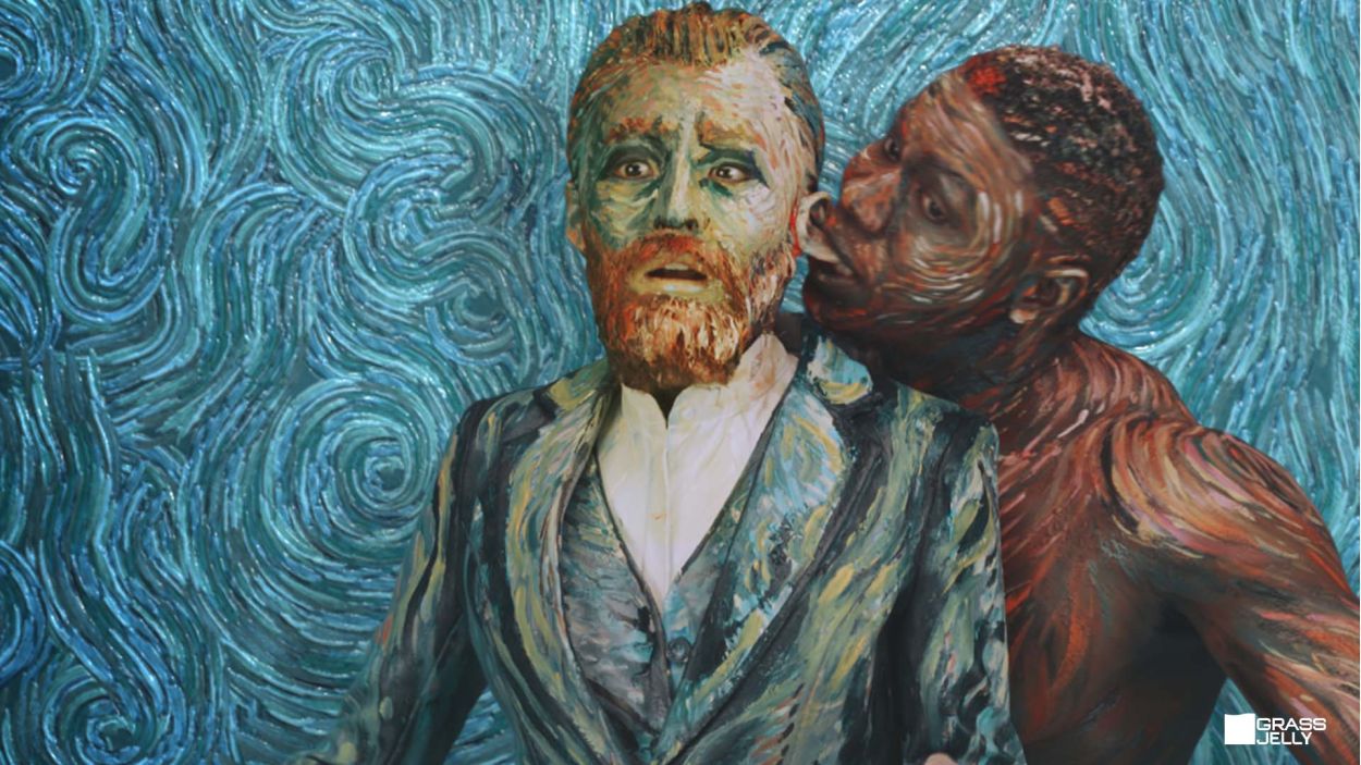 Dust my Shoulders off van gogh