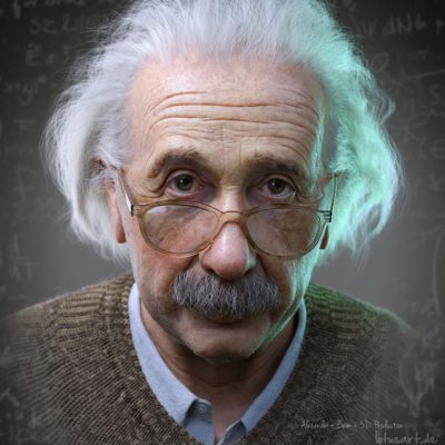 "Albert Einstein" (Alexander Beim, LotusArt, Deutschland)